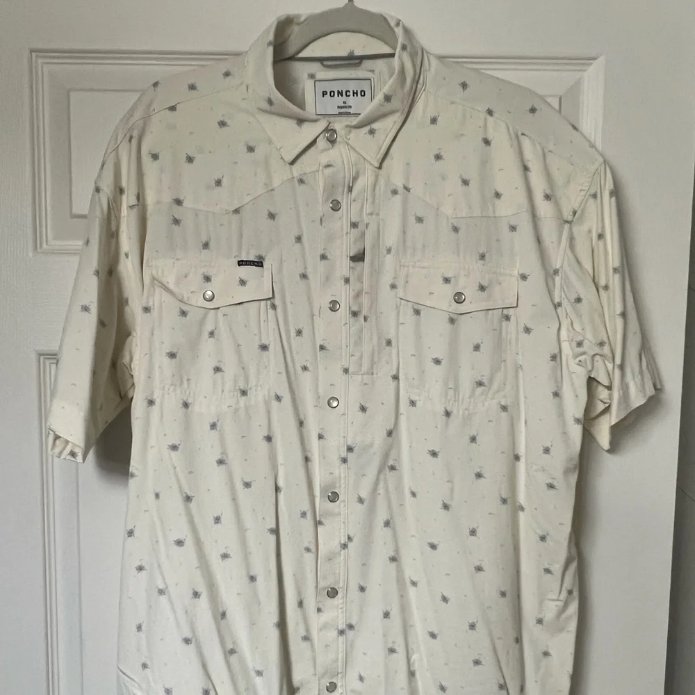 Poncho “The Llano” Short Sleeve Western Snap Shirt